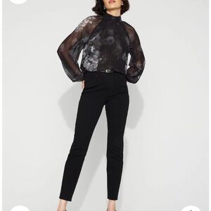 NWT White House Black Market Black Slim Sculpt Pants